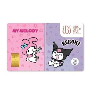 UBS Gold Logam Mulia Sanrio My Melody Kuromi 1 Gr