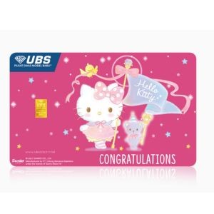 UBS Logam Mulia Sanrio Hello Kitty Congratulations 0.1 Gr