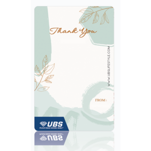 UBS Logam Mulia Custom Thank You 10gr - Floral