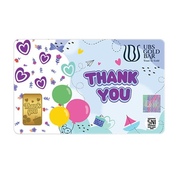 UBS Gold Logam Mulia Thank You 2 Gram