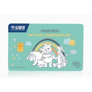 UBS Logam Mulia Disney Winnie The Pooh New Born 0.25 Gr